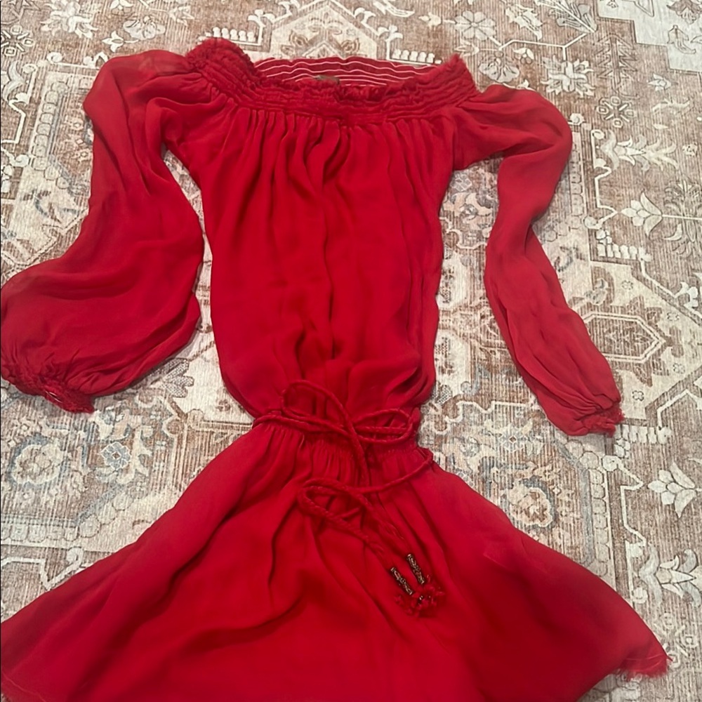 Poupette st Barth off the shoulder dress